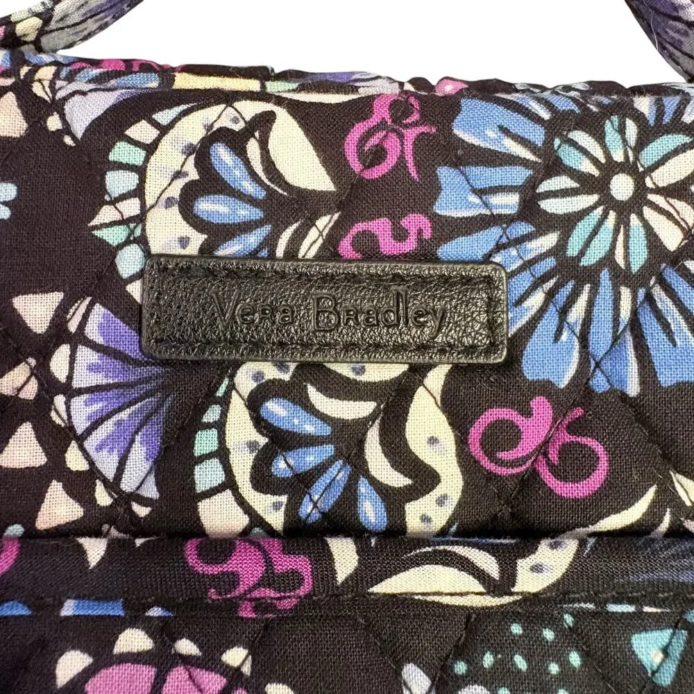Vera Bradley Laptop Sleeve‎ Case Flower Doyly Design Side Zip Padded 14x11
